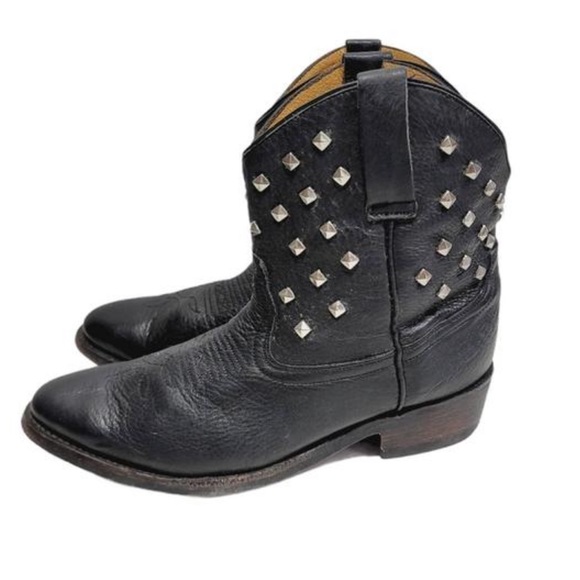 Nordstrom Shoes - MizMooz Black Studded Booties. EUC 8 M